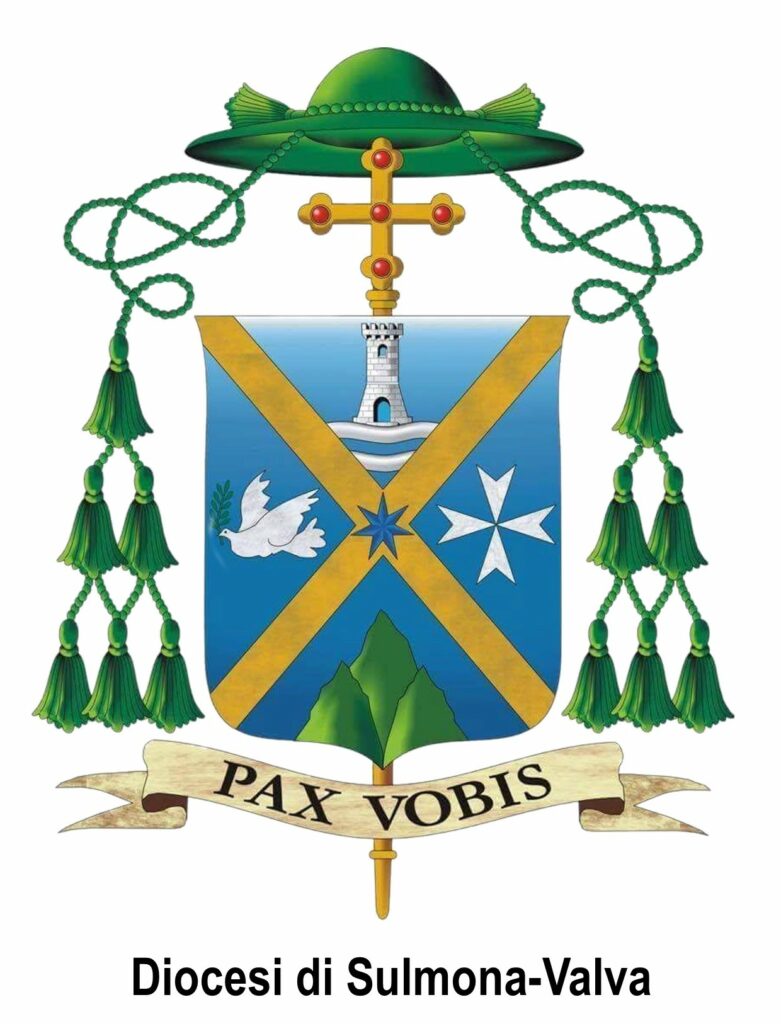stemma vescovo Michele Fusco con scritta e1654716062559