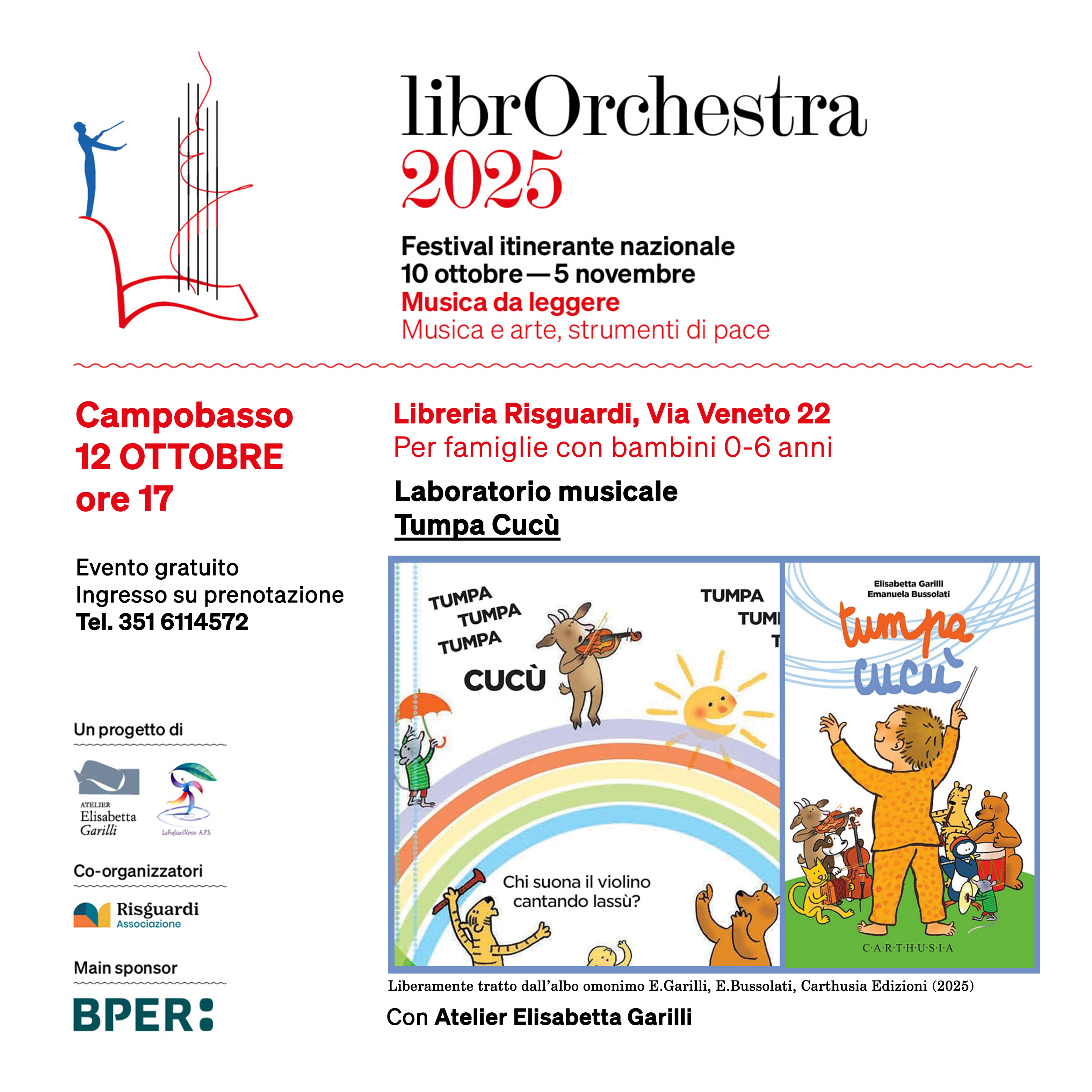 Associazione Risguardi, LaFogliaeilVento A.P.S., Atelier Elisabetta Garilli