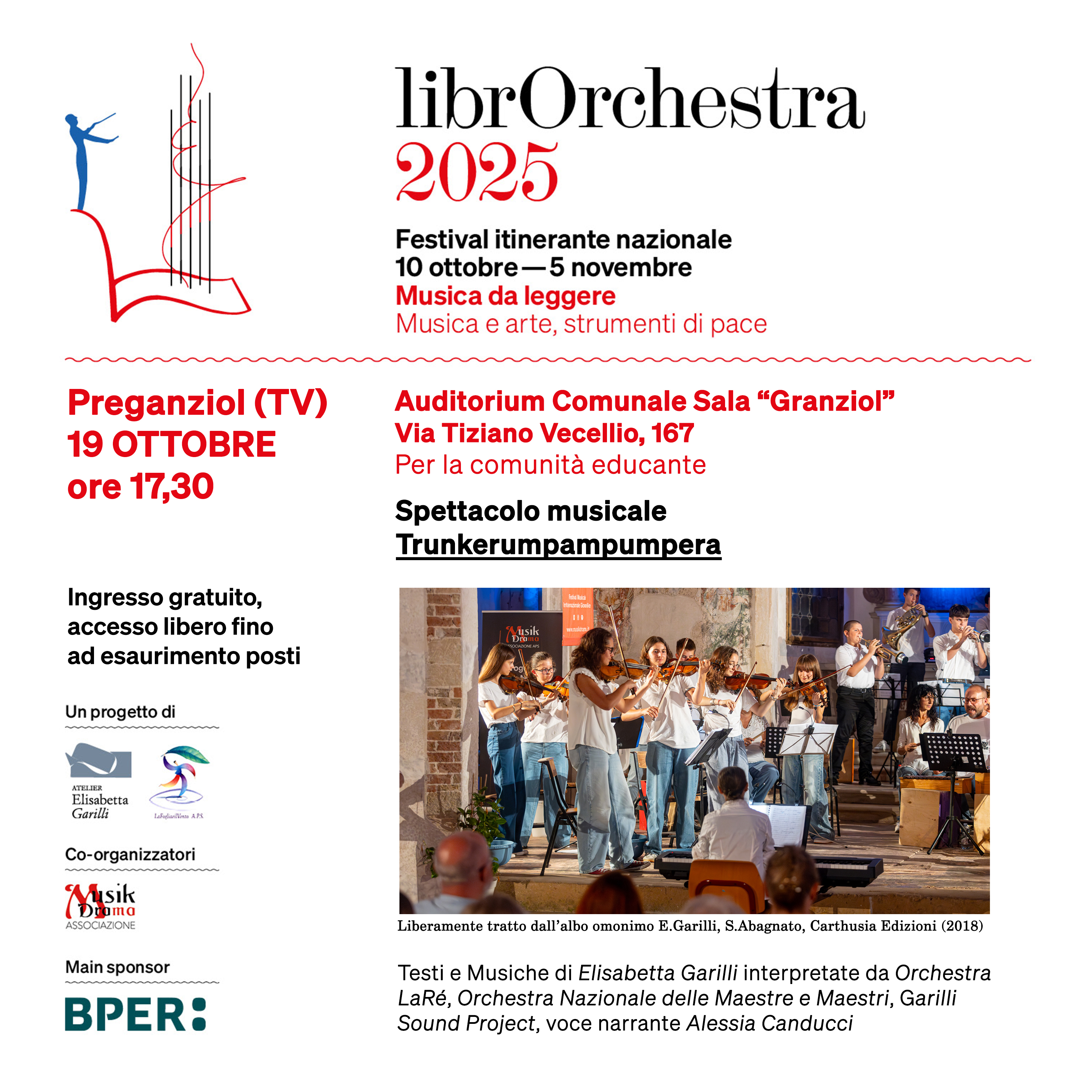 Associazione Musikdrama, LaFogliaeilVento A.P.S., Atelier Elisabetta Garilli